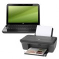 HP Notebook AMD Quad Core 14,0" + Impresora Multifuncional